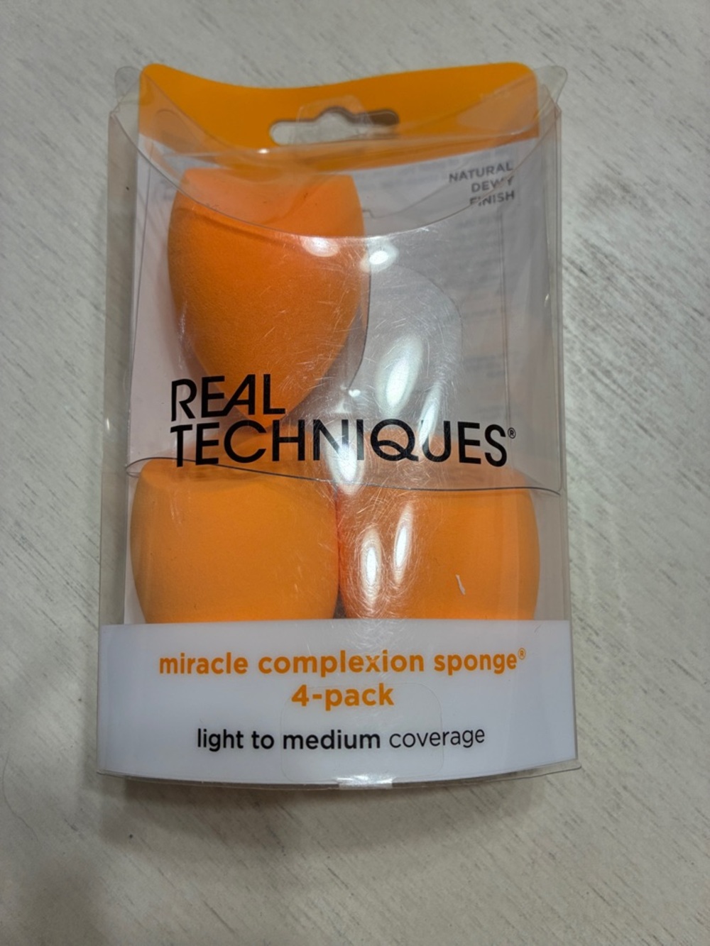 Real Techniques Orange Miracle Complexion Sponge 4-Pack